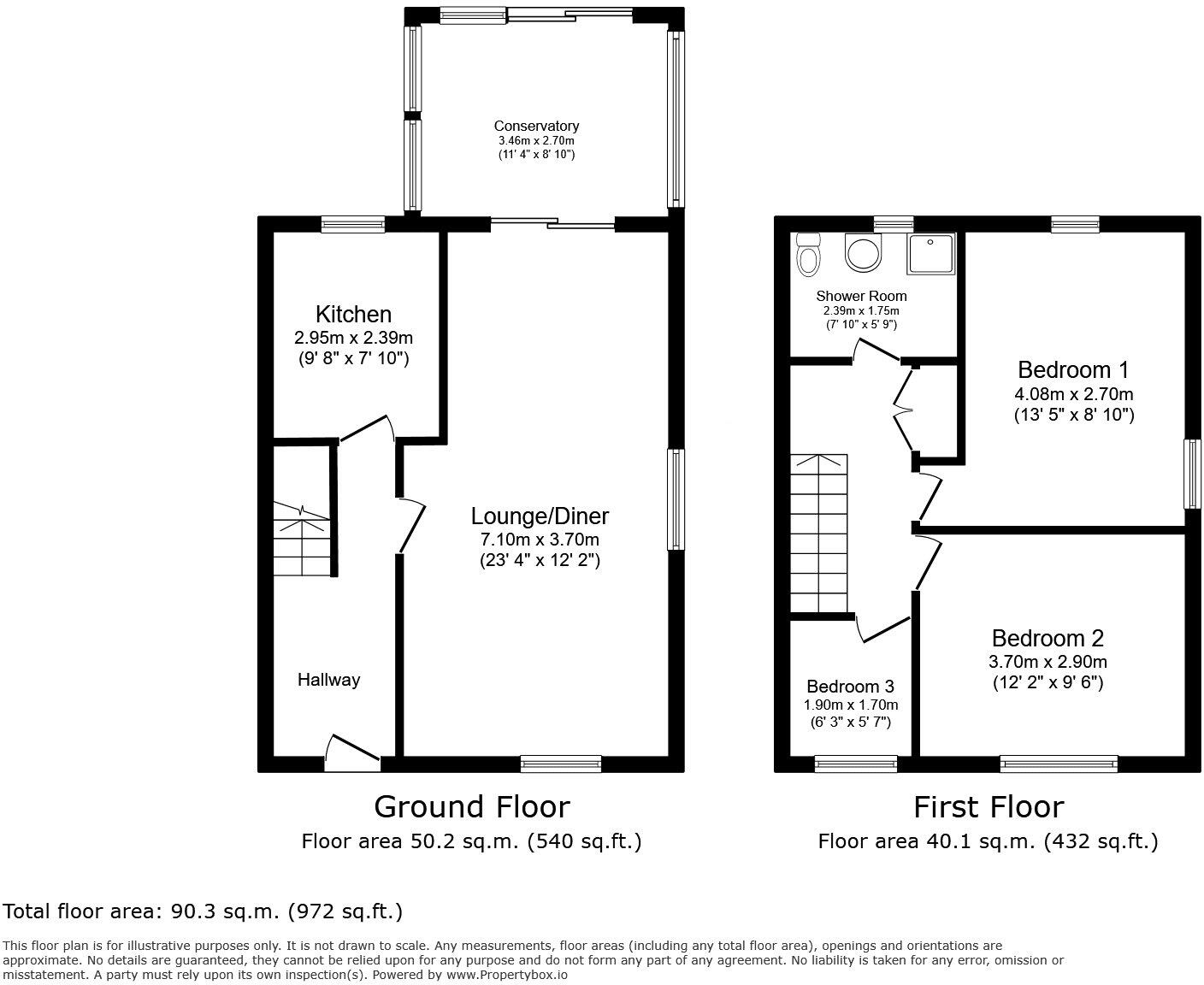 Wesley Grove, Bishop Auckland, County Durham, DL14 floorplan