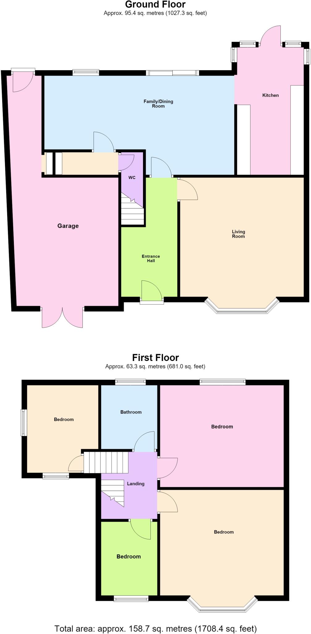 Alexandra Crescent, Hexham, Northumberland, NE46 floorplan