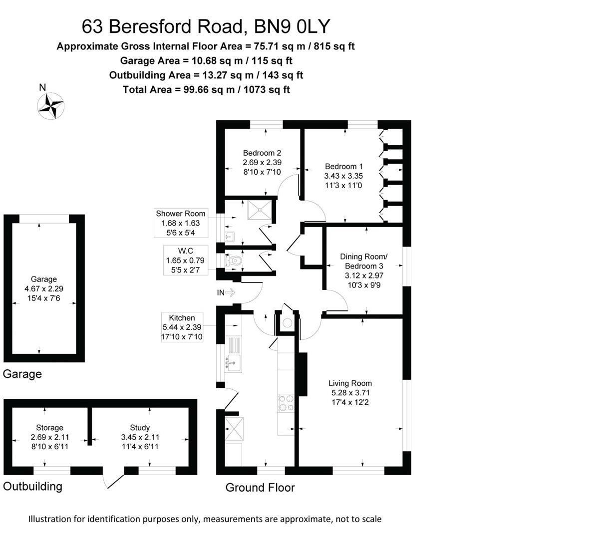 Beresford Road, Newhaven floorplan