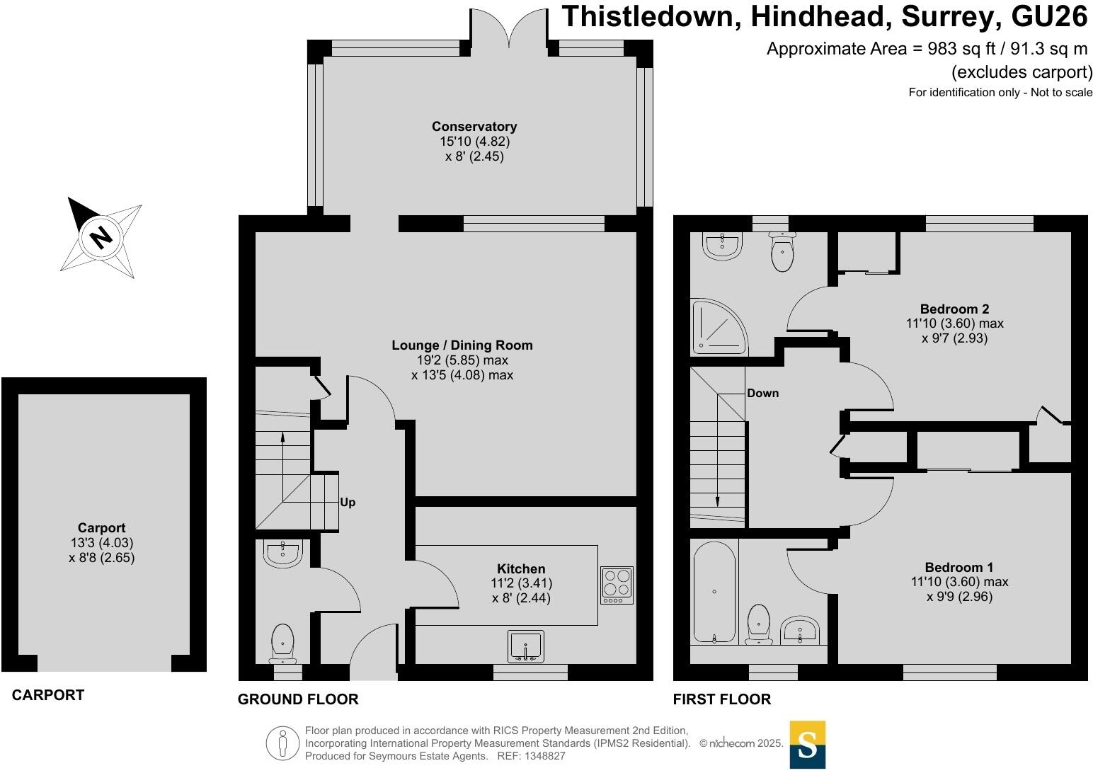 Thistledown, Hindhead, Surrey, GU26 floorplan