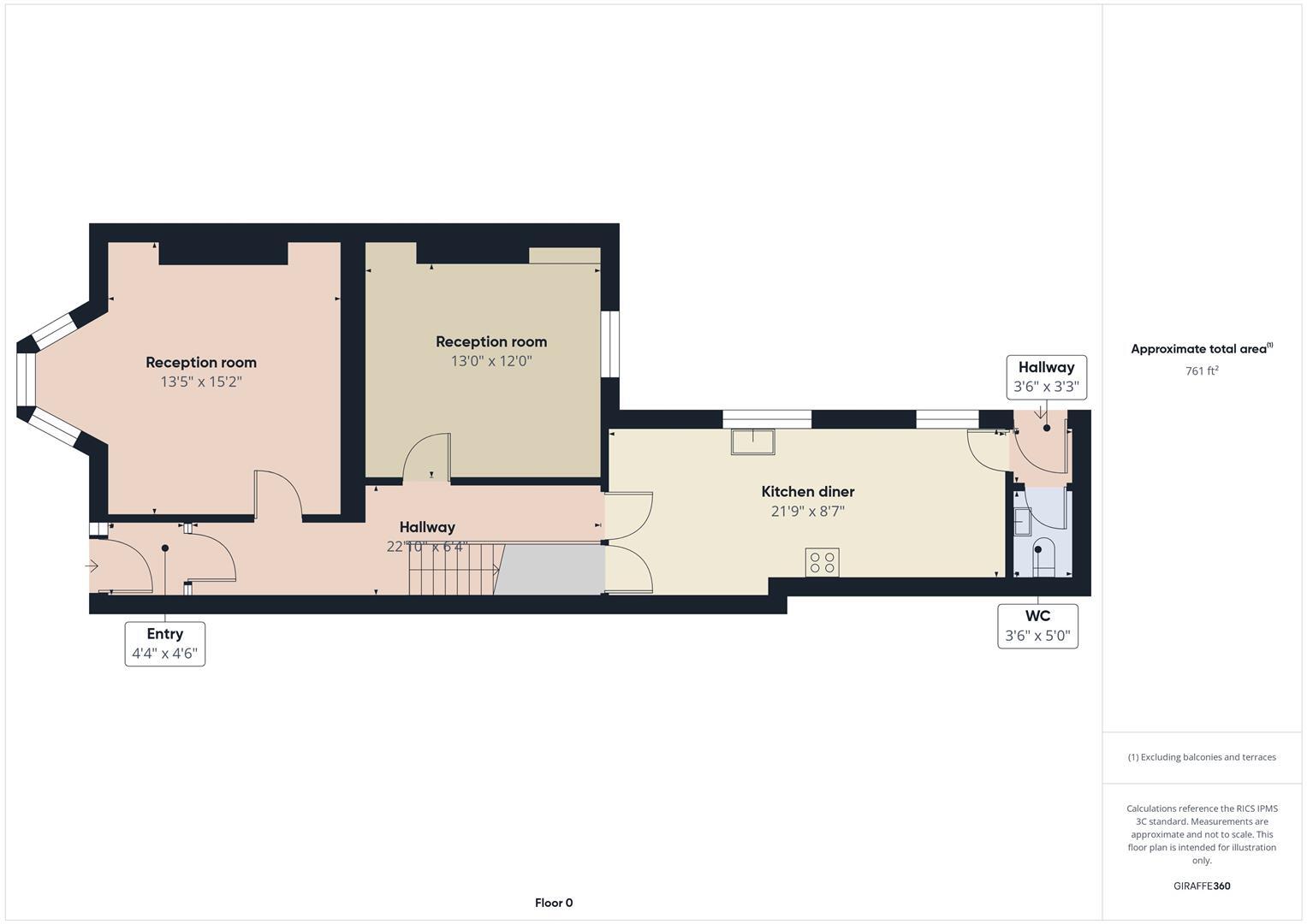 Collingwood Terrace, Whitley Bay floorplan