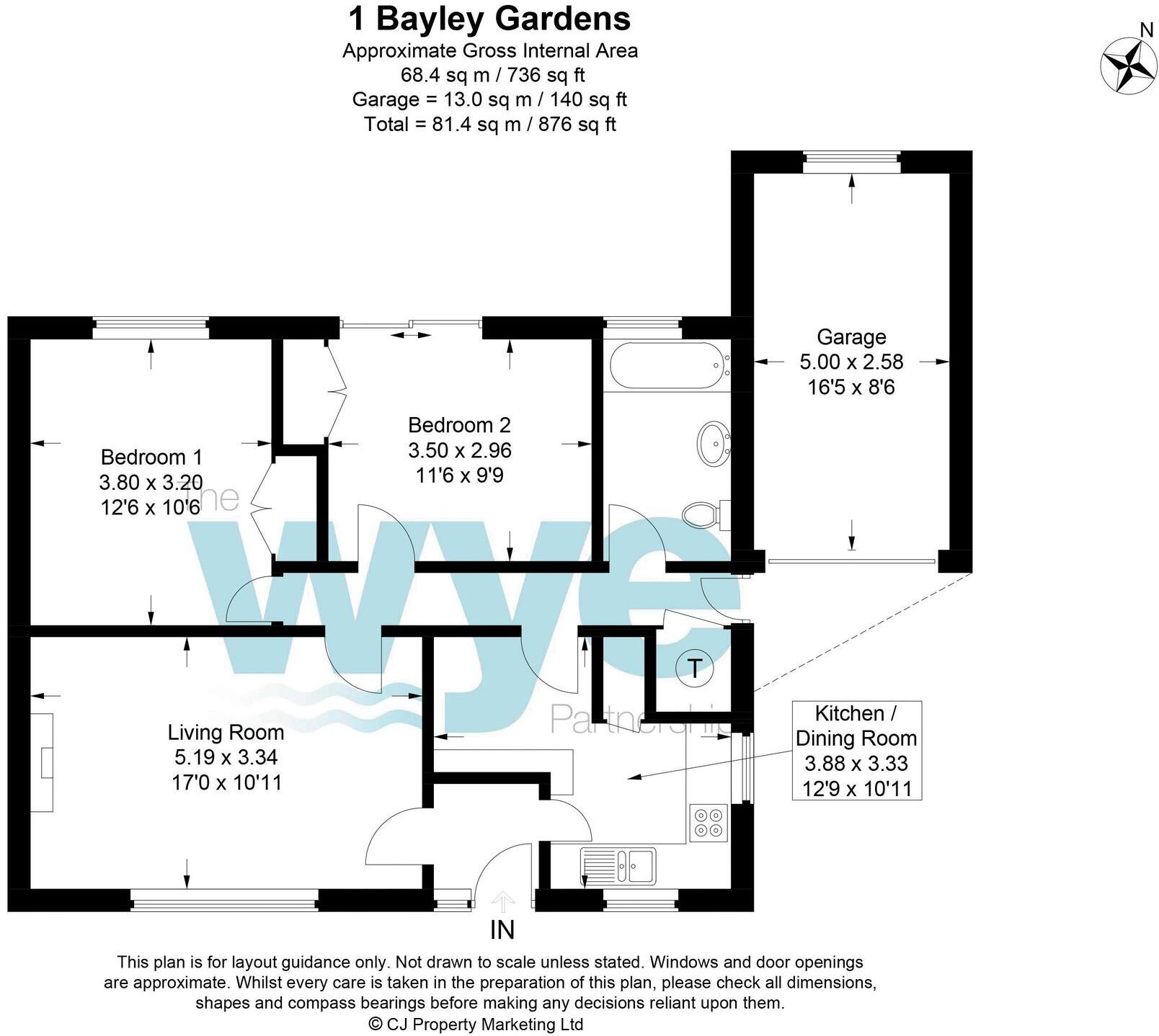 Bayley Gardens, Naphill, HP14 floorplan