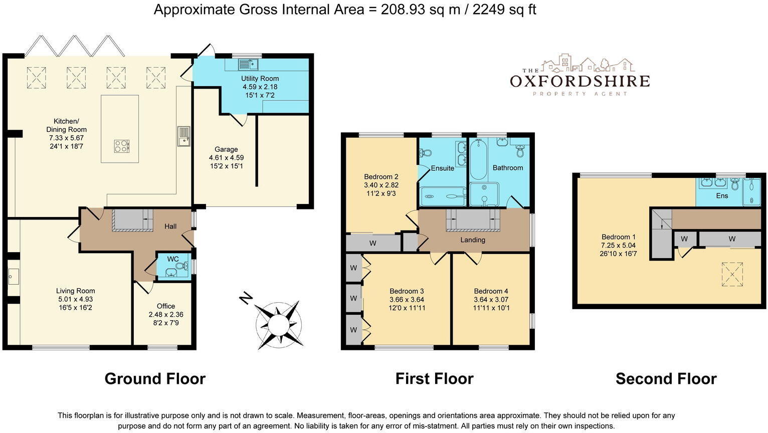 103, Abingdon Road, Standlake, Witney, OX29 7QN floorplan