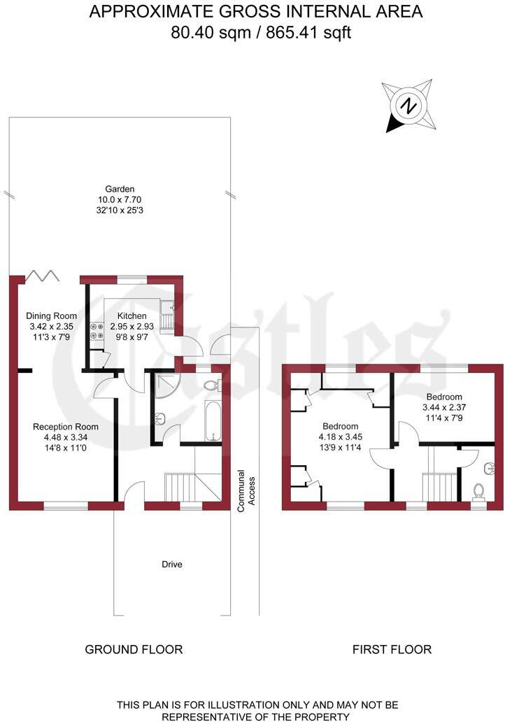 Central Avenue, Enfield floorplan