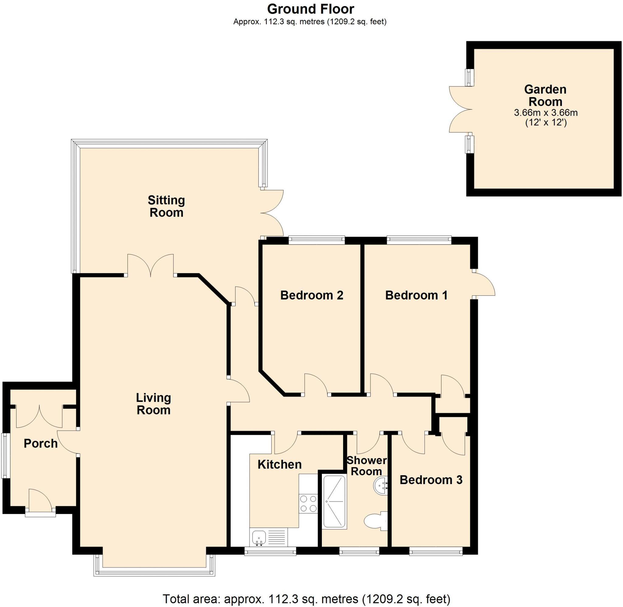 High Street, Little Bytham floorplan