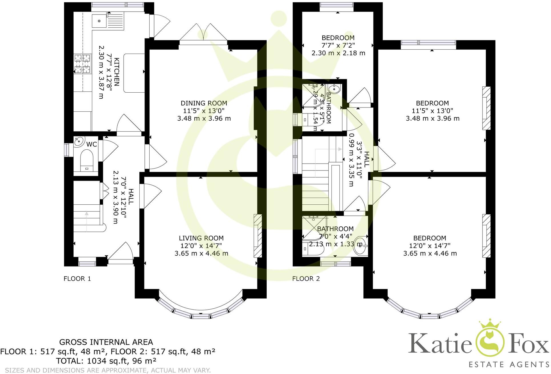 Churchfield Road, Poole, BH15 floorplan