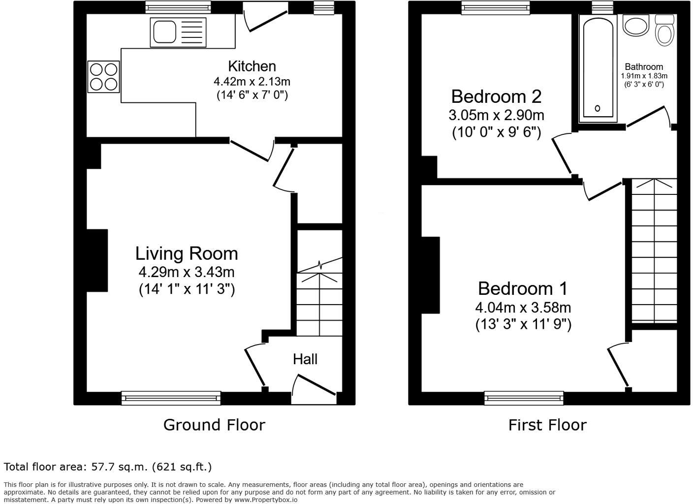 Warburton Road, Whitton, Twickenham, TW2 floorplan