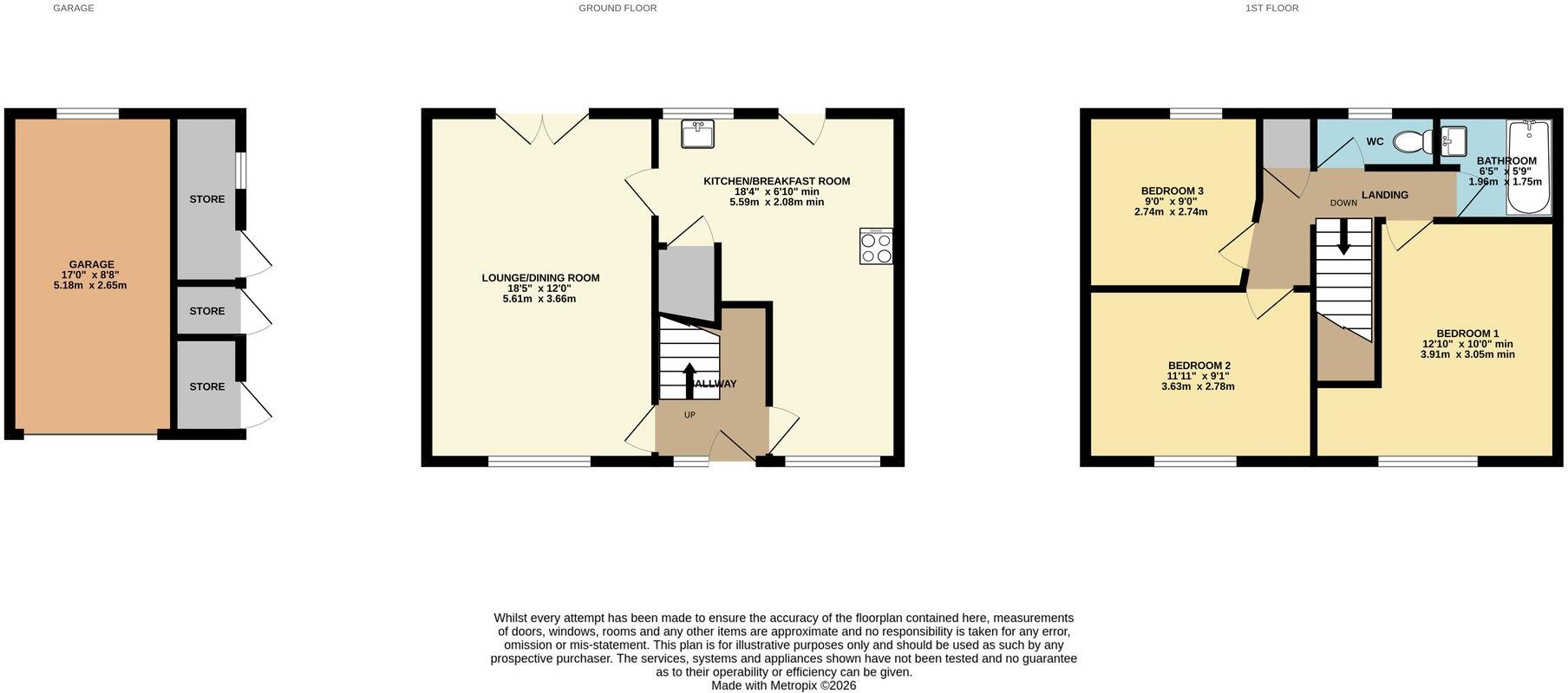 4, Brampton Close, Cookley, DY10 floorplan