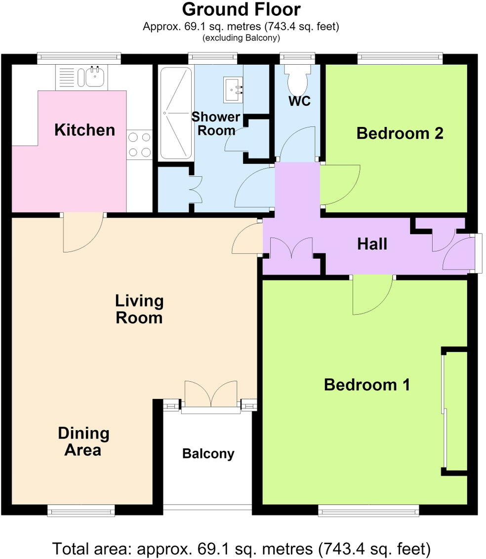 Victoria Court, Birkdale, PR8 2DW floorplan