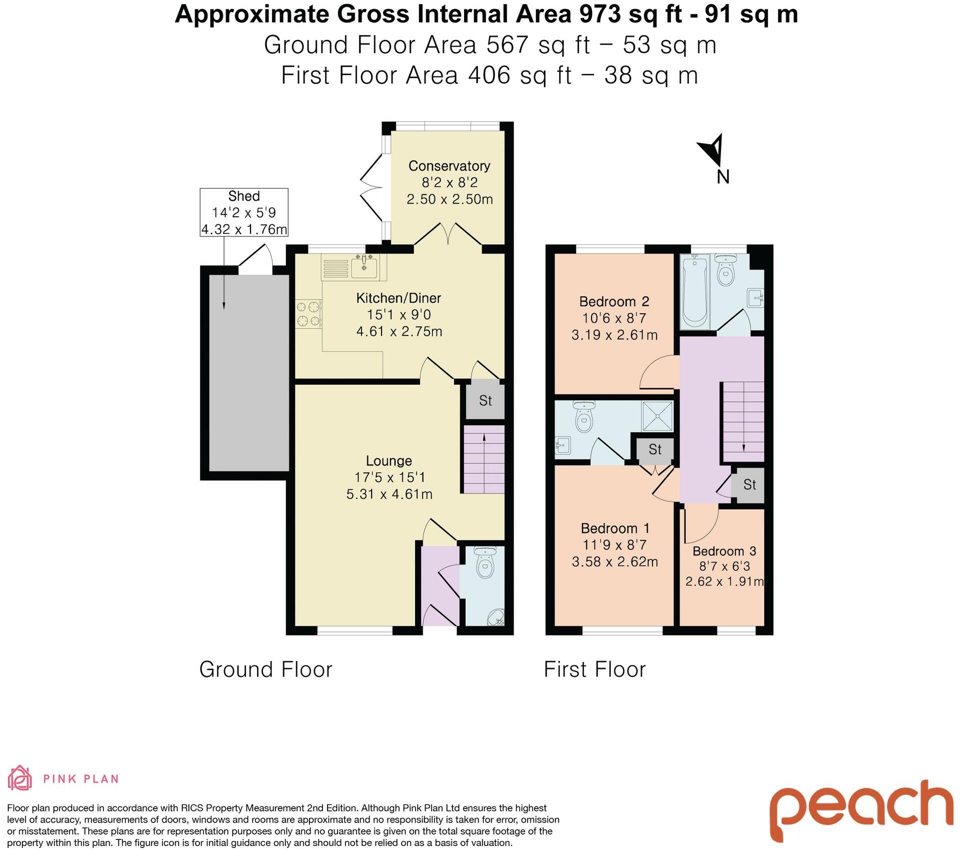 Wayte Street, Swindon, SN2 floorplan