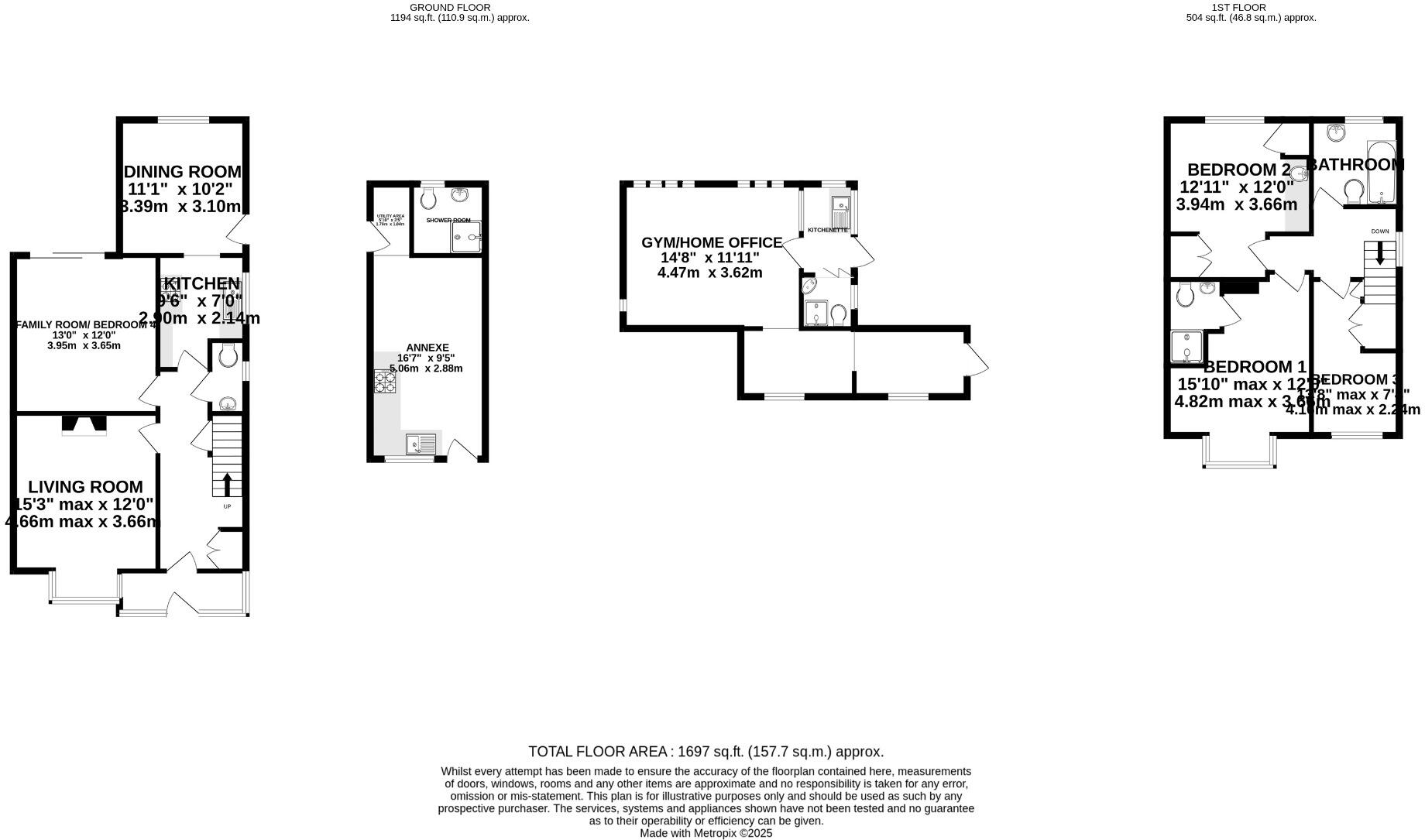 Frimley Road, Camberley, Surrey, GU15 2QD floorplan