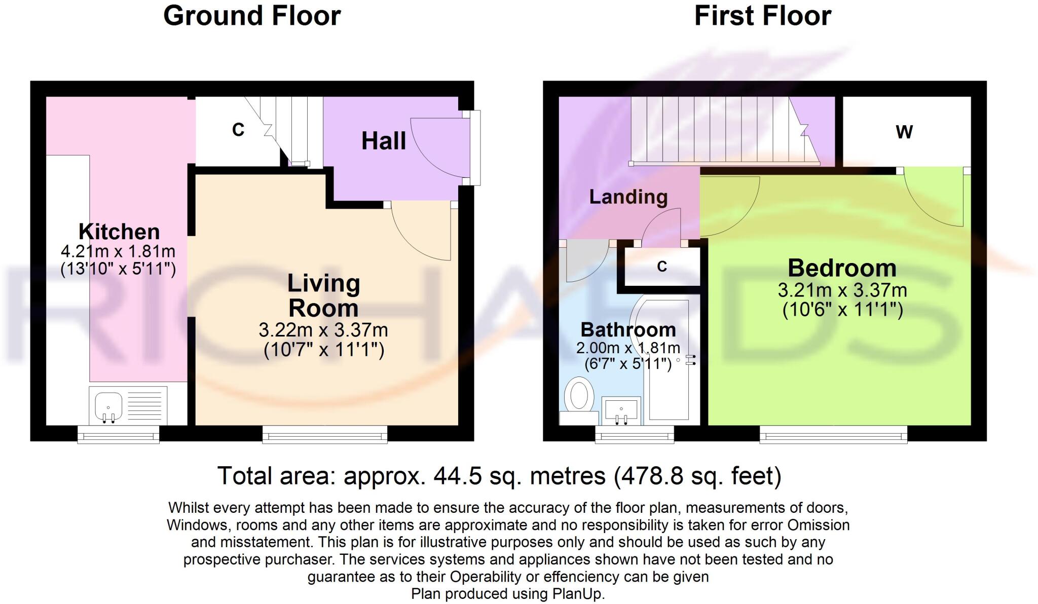 Larch Close, Creekmoor, Poole, Dorset, BH17 floorplan