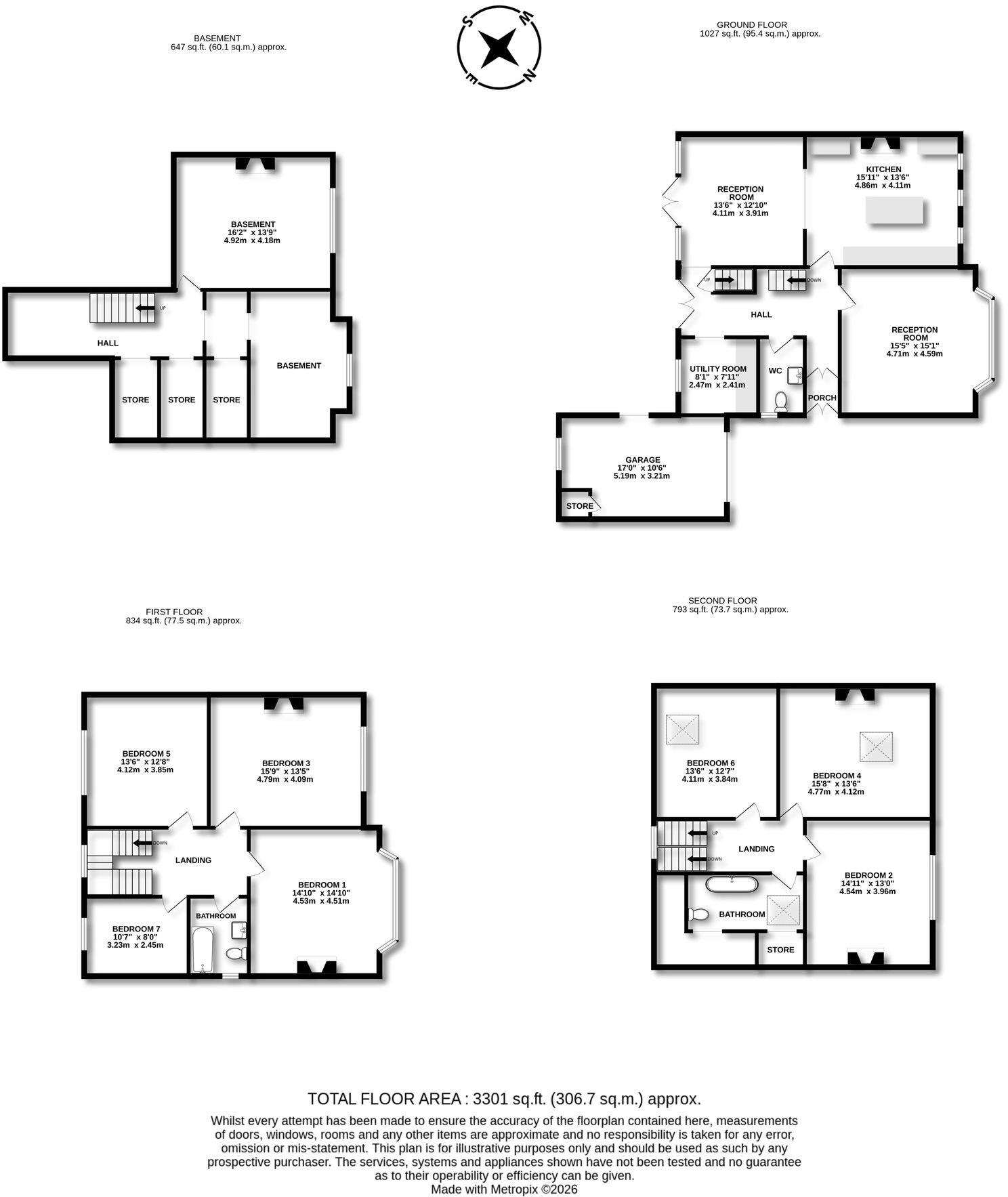 Tollemache Road, Prenton floorplan