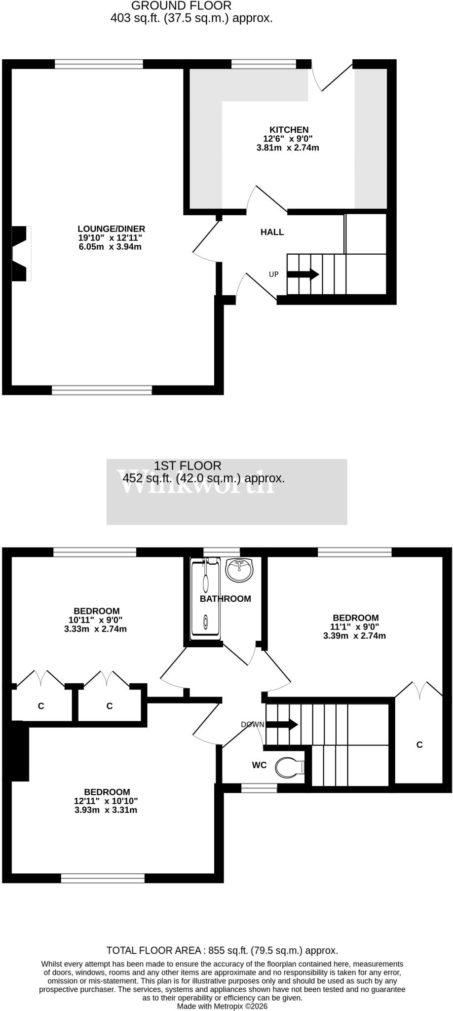 Friar Tuck Road, Norwich, Norfolk, NR4 floorplan