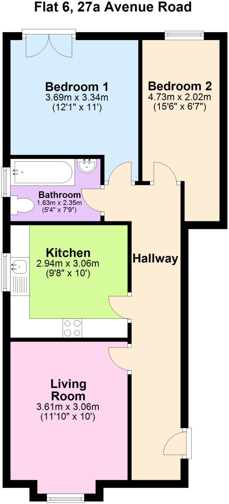 Avenue Road, Hunstanton floorplan