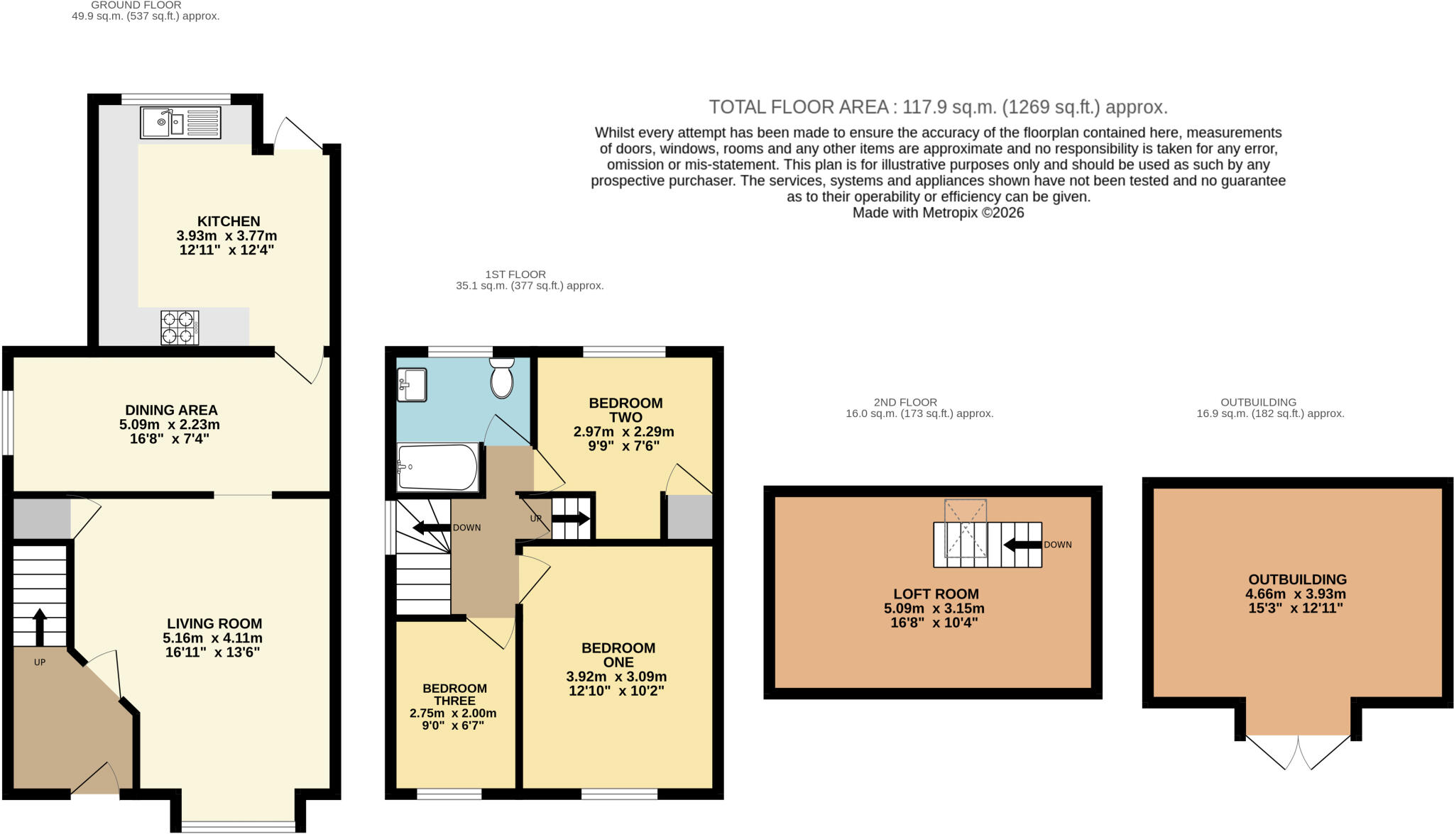 London Road, Dunstable, Bedfordshire, LU6 floorplan