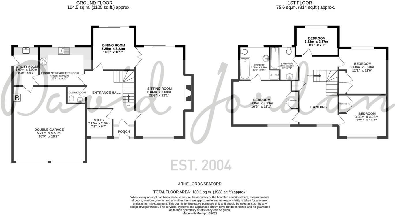 3, The Lords, Seaford floorplan