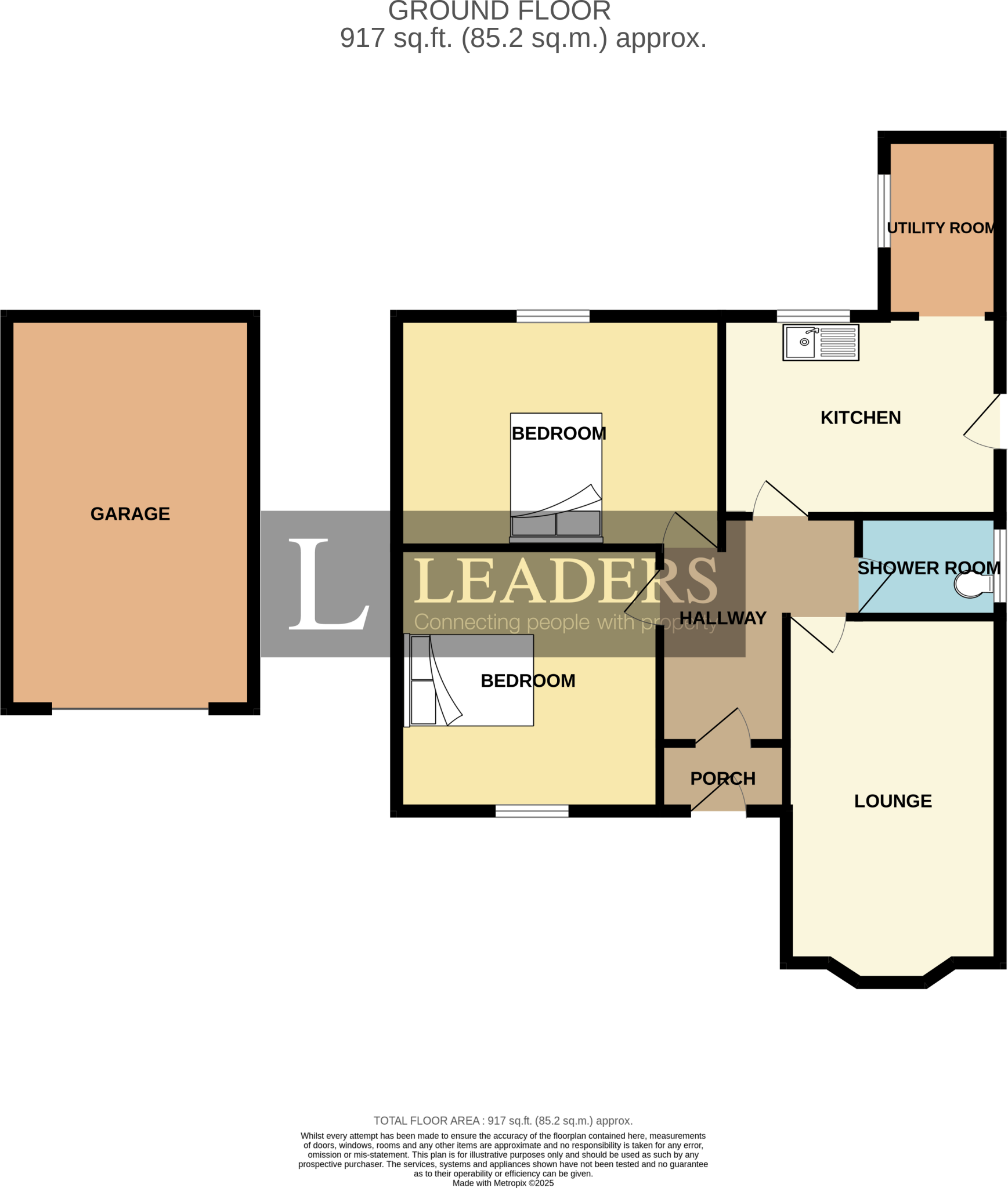 Wood Close, Forest Town, Mansfield floorplan