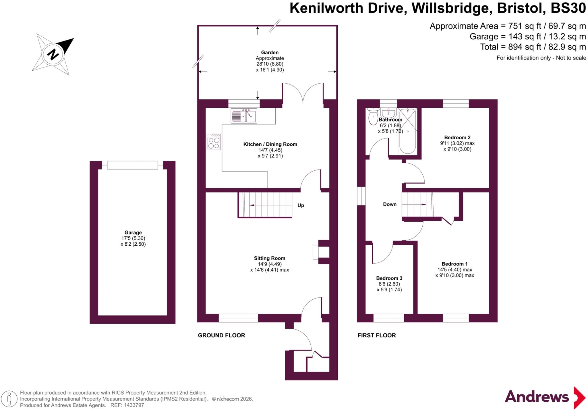 Kenilworth Drive, Willsbridge, Bristol, BS30 floorplan
