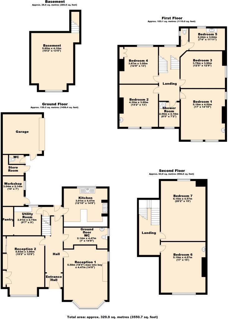 10, Rose Terrace, Preston floorplan