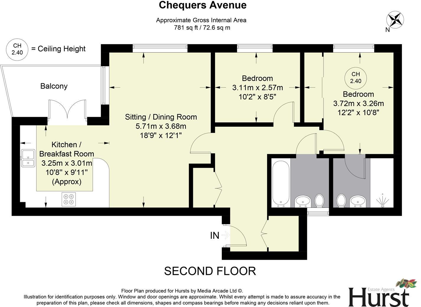 Chequers Avenue, High Wycombe floorplan
