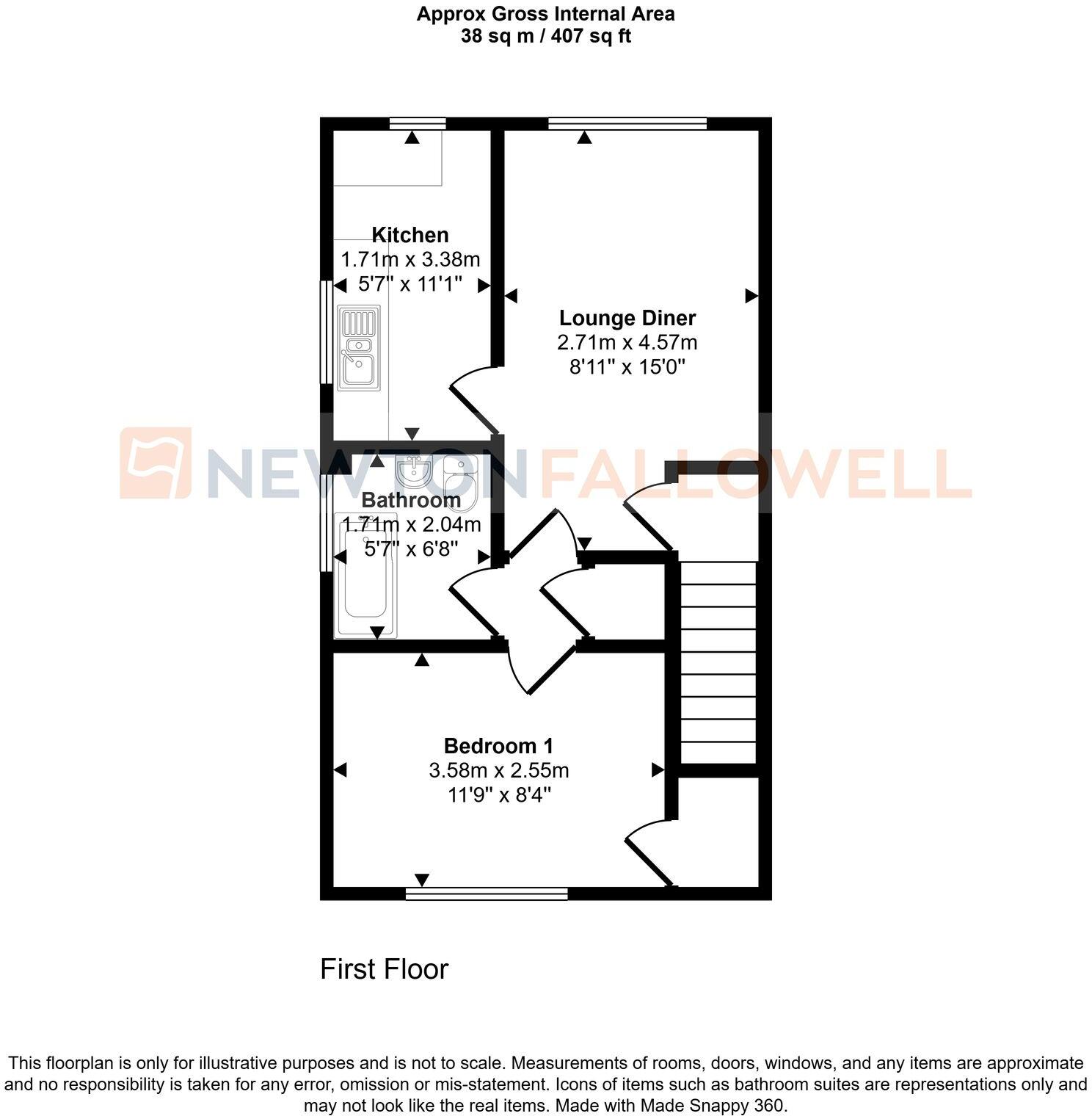 Somerville, Werrington, Peterborough, PE4 floorplan