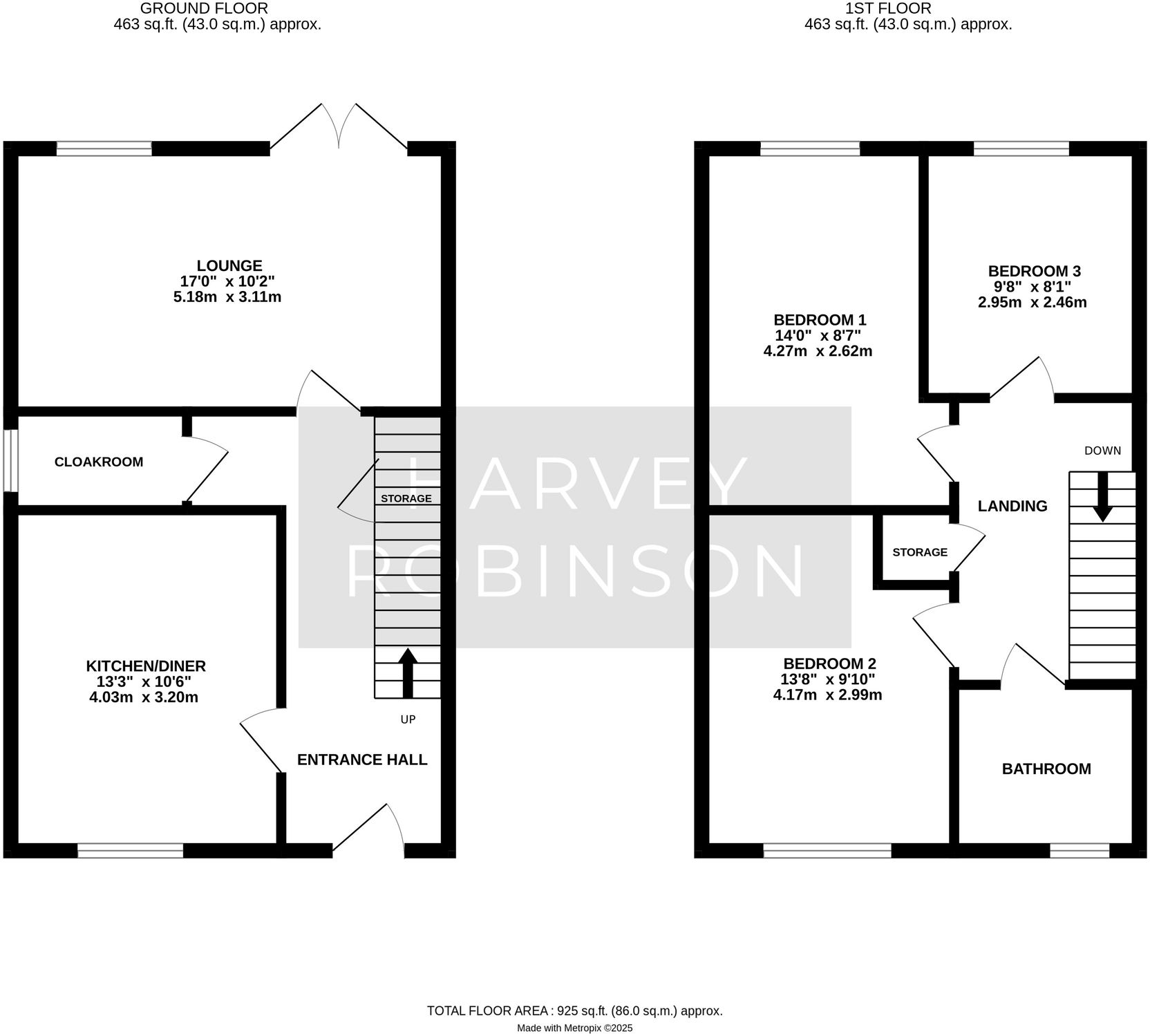 Burgess Close, Swavesey, CB24 floorplan
