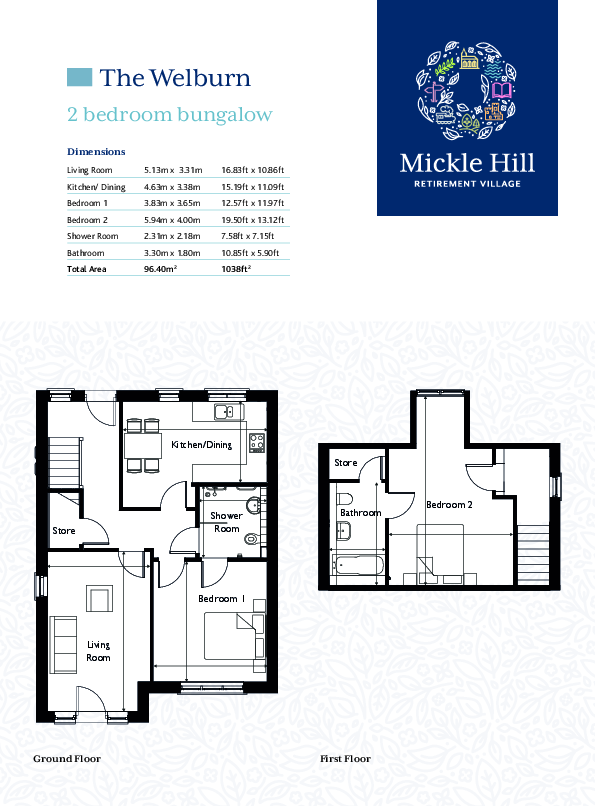 Bungalow 77, Mickle Hill, Pickering, YO18 7NB floorplan