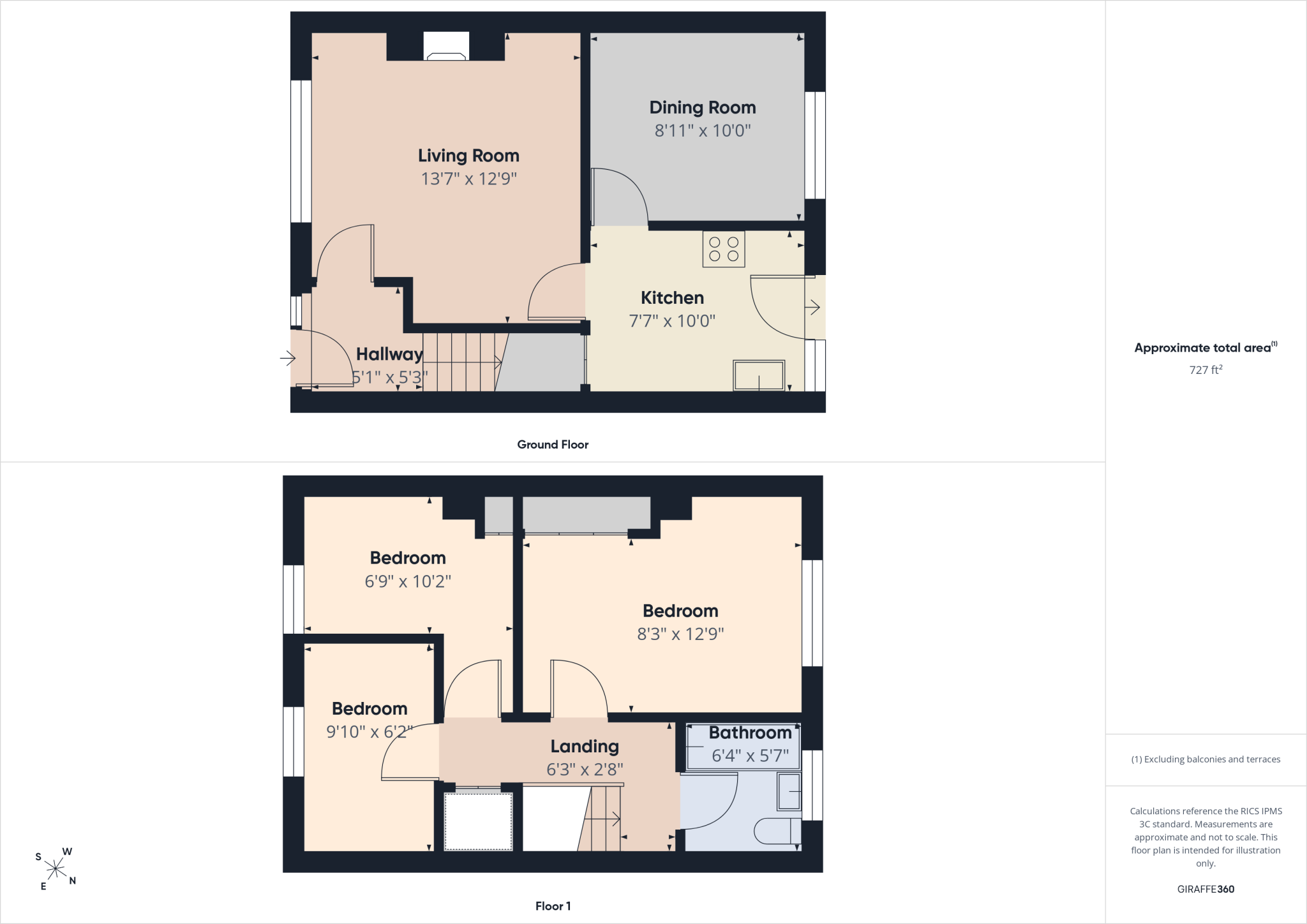 Albion Gardens, Burnopfield, Newcastle Upon Tyne floorplan