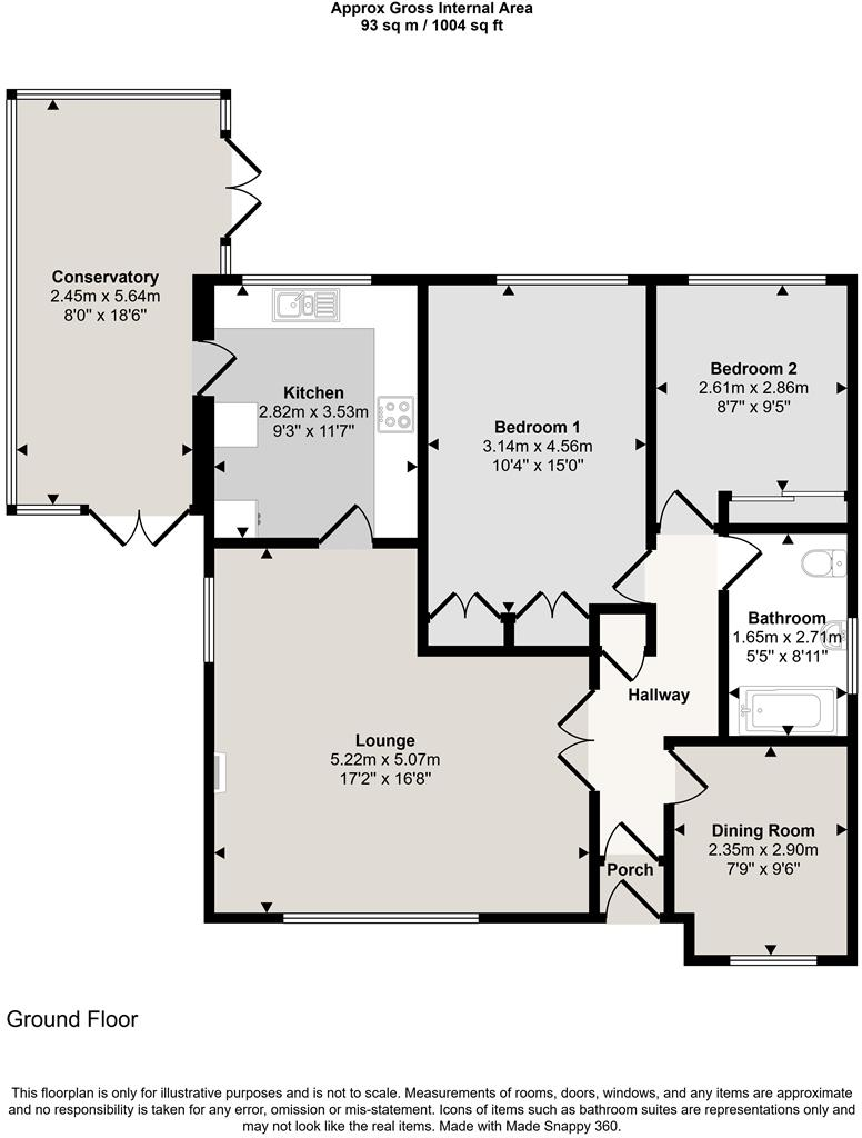Cygnet Close, Ashington floorplan
