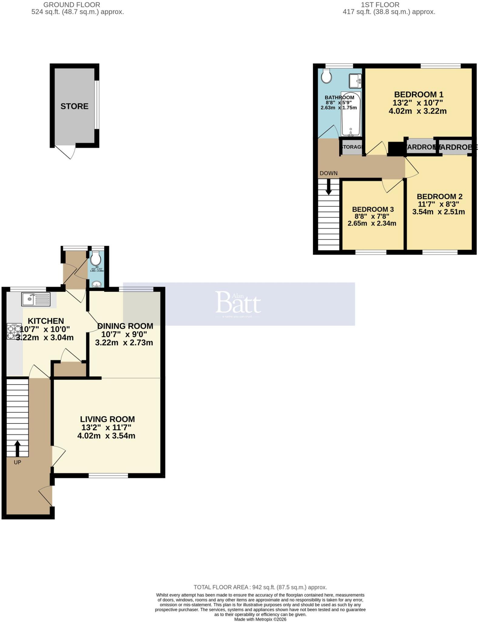 Withington Lane, Aspull, WN2 floorplan