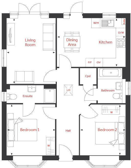 Halstead Road, 
Kirby Cross, 
Frinton-on-Sea, 
CO13 0LR floorplan