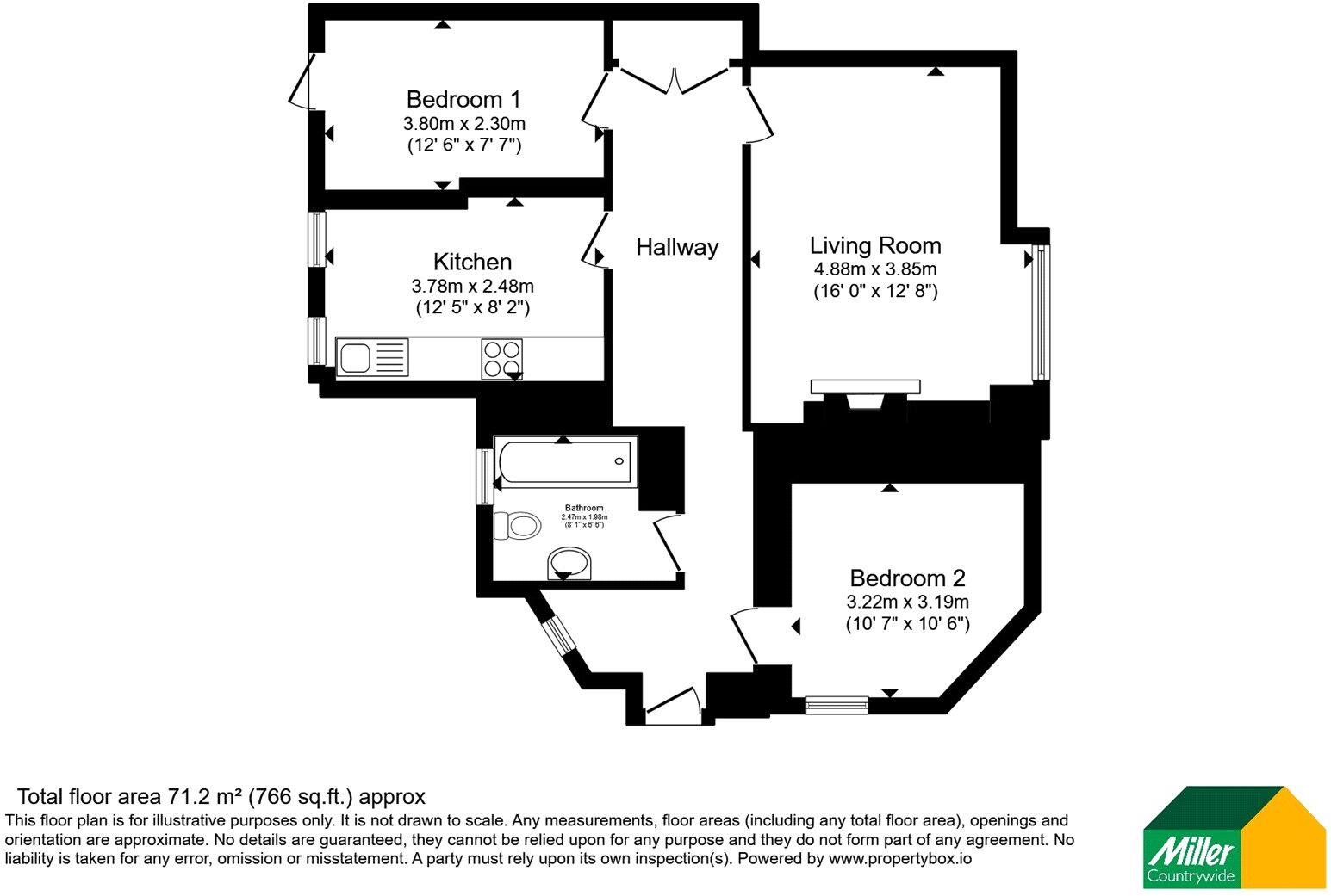North Road West, Plymouth, Devon, PL1 floorplan