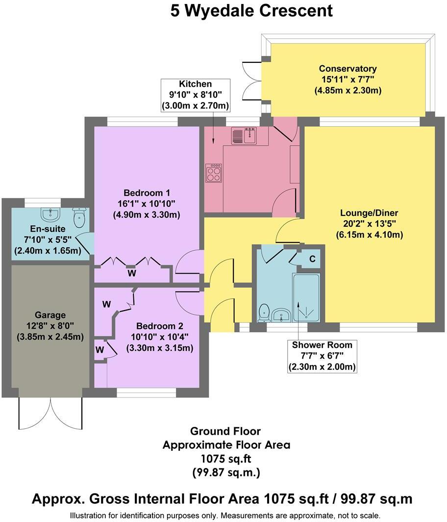 Wyedale Crescent, Bakewell floorplan