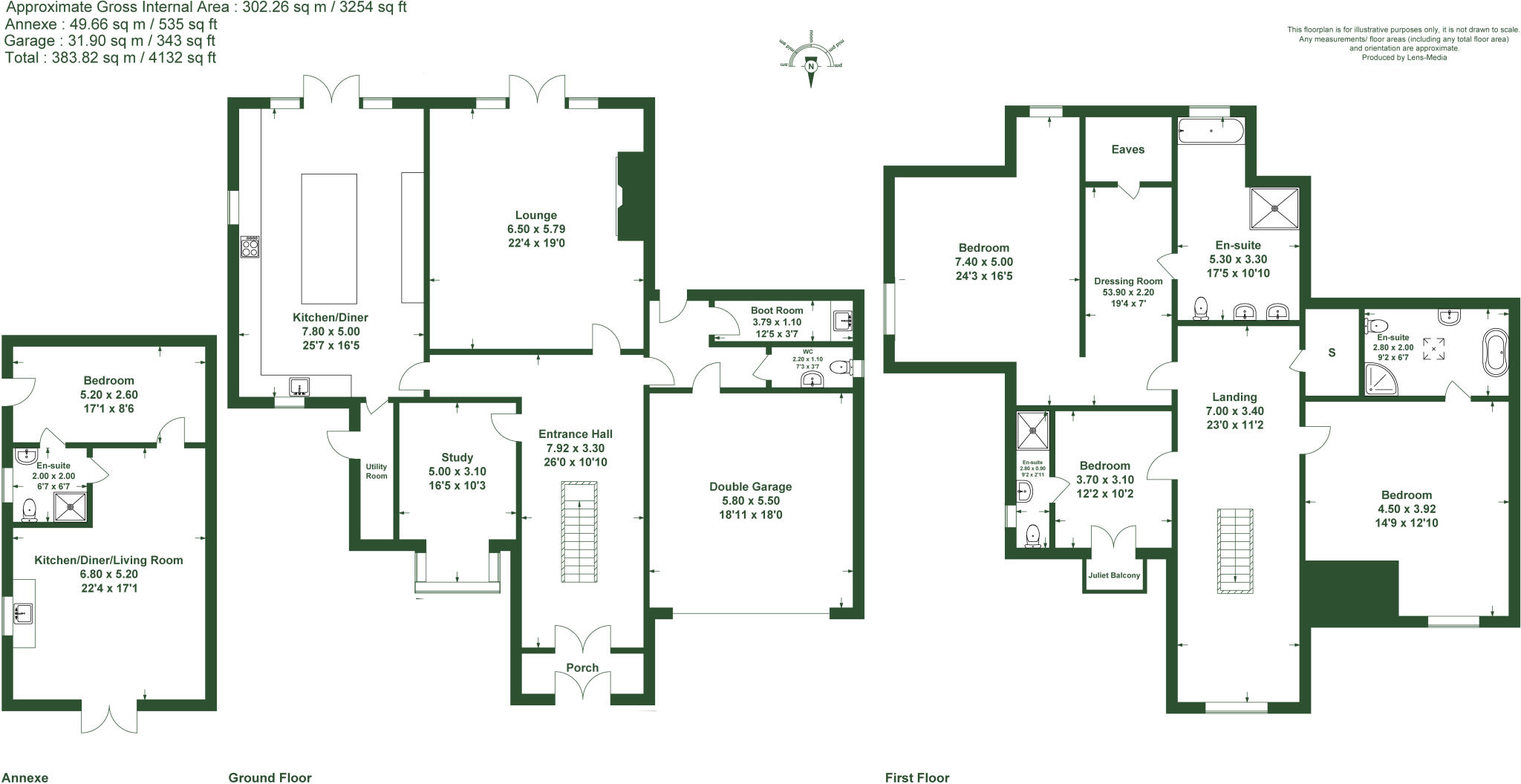 Dowbridge, Kirkham, Preston, Lancashire floorplan