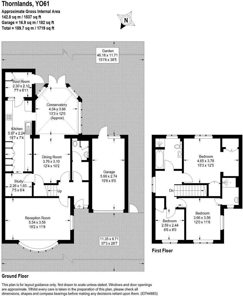 Thornlands, Easingwold floorplan