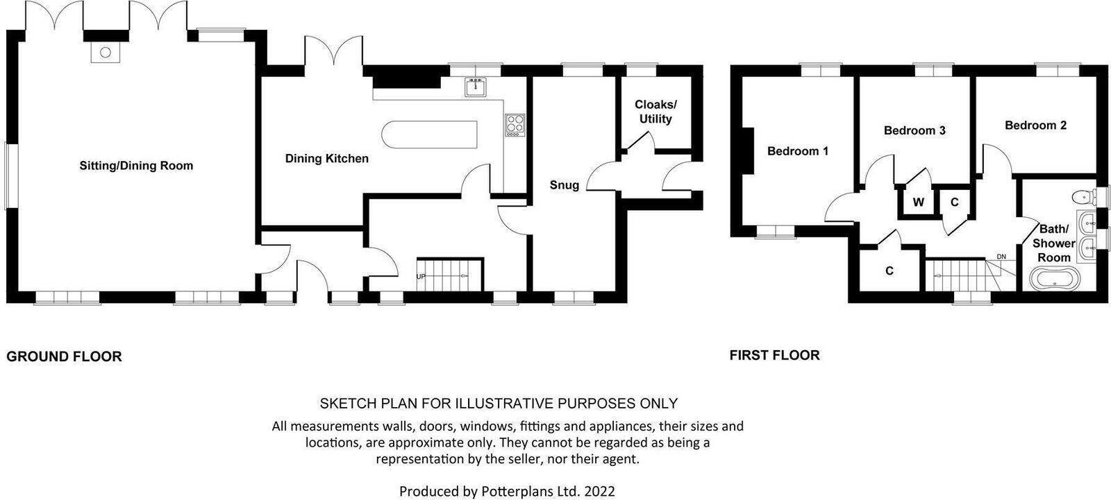 Belvoir House, Blacksmith End, Stathern floorplan