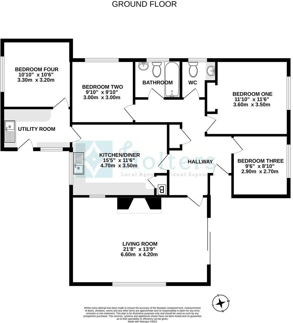 Sheringham, West Street, Knighton floorplan