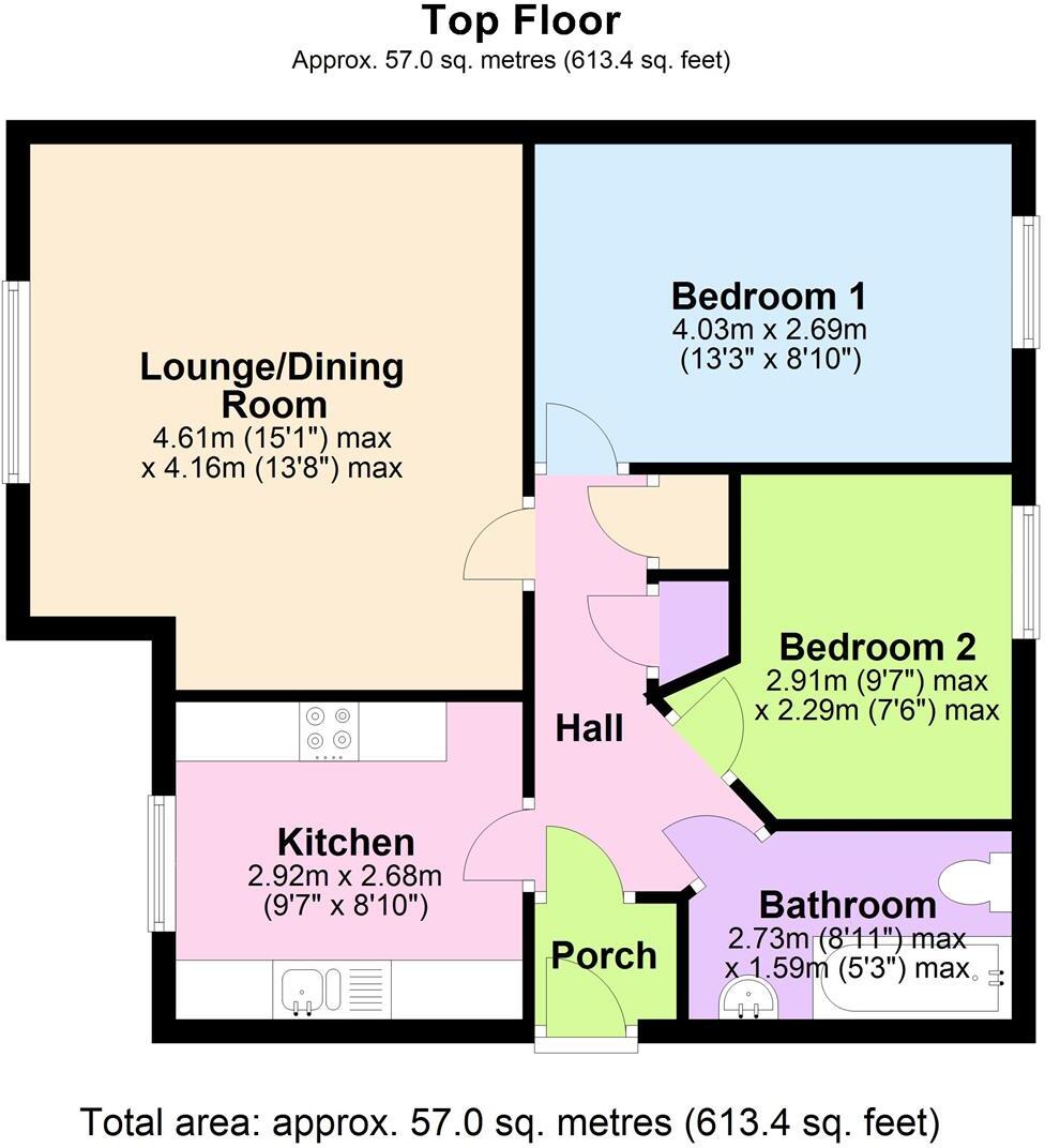 Eccles Way, Nottingham floorplan