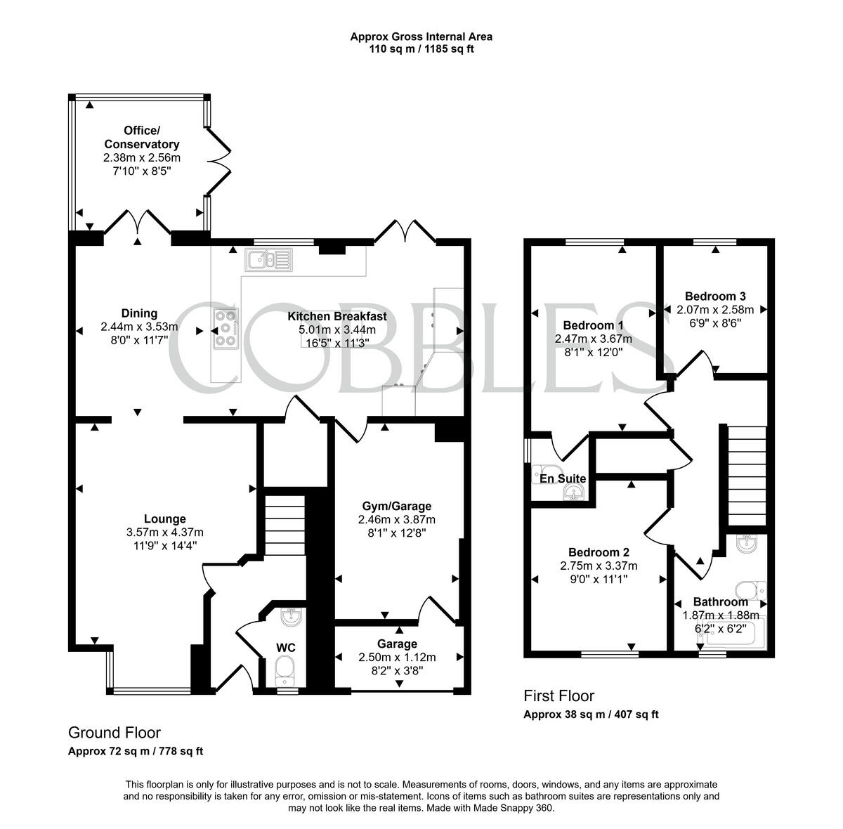 Curlbrook Close, Wootton, Northampton, NN4 6BS floorplan