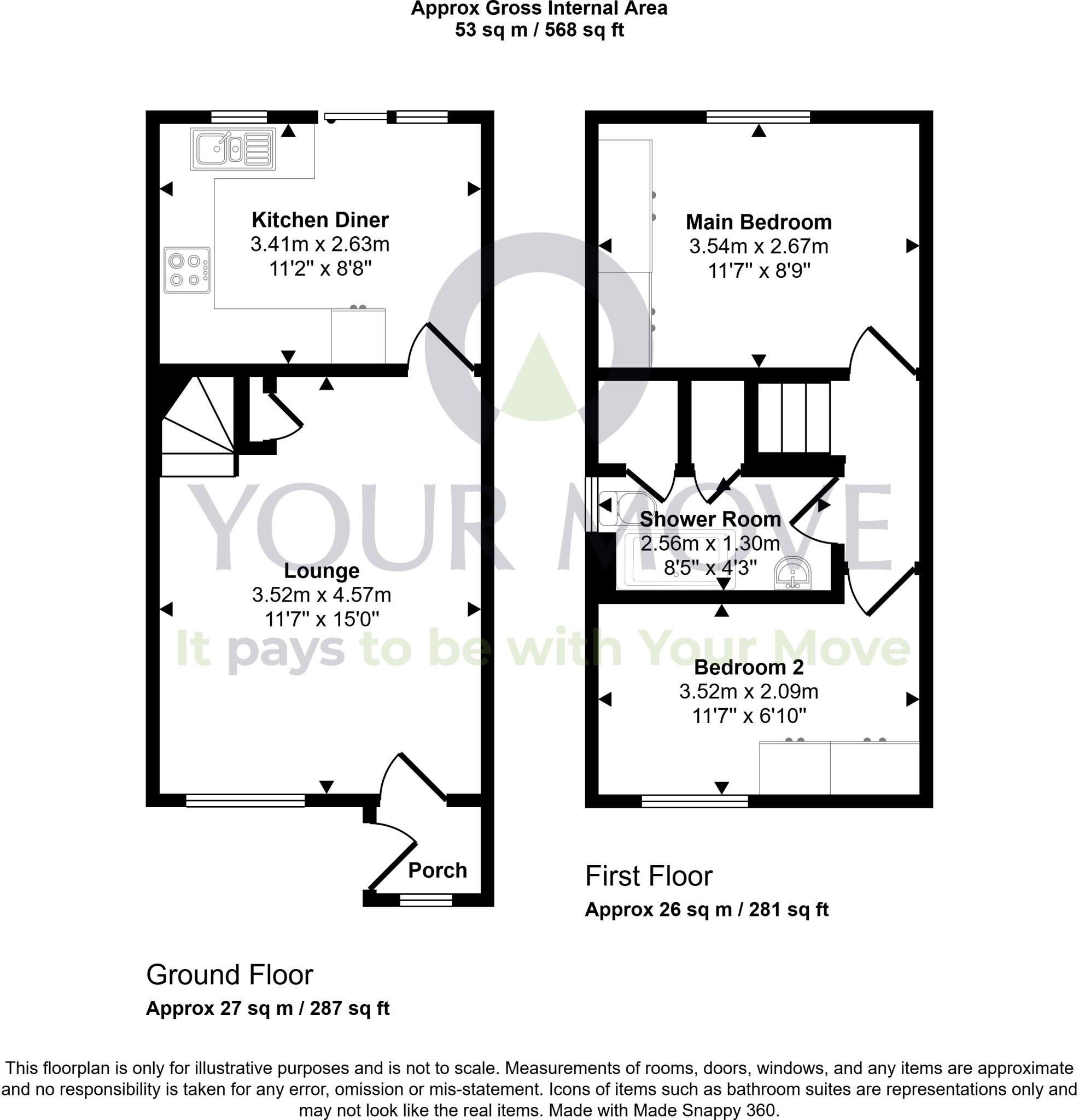 The Murrays Brae, Edinburgh, EH17 floorplan