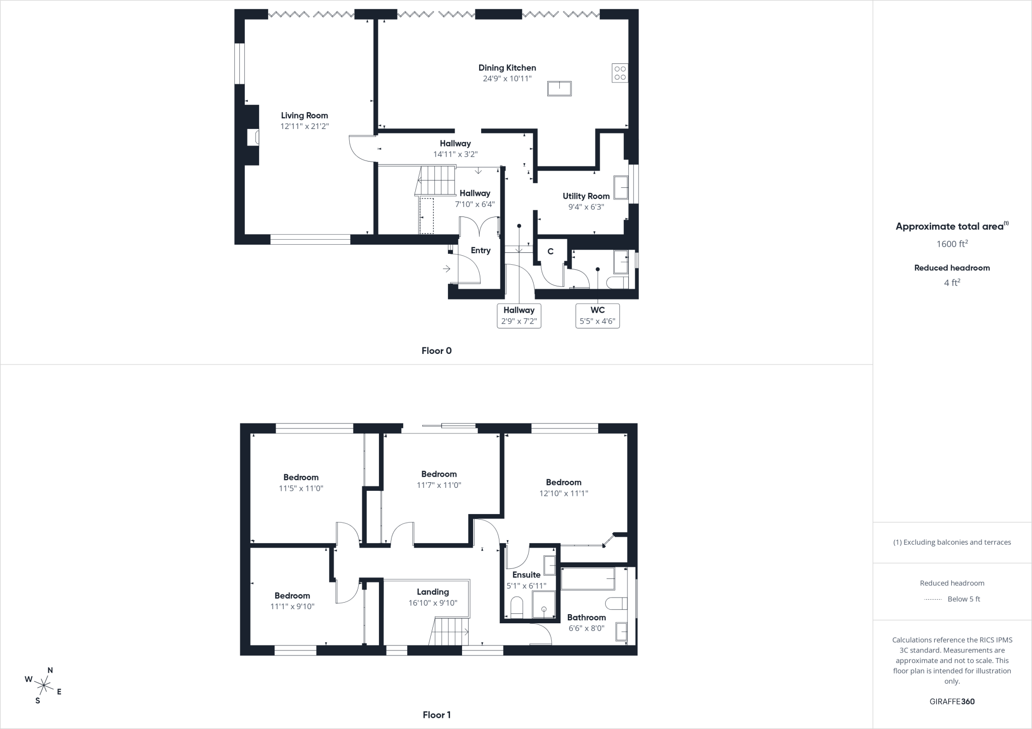 Low Etherley, Bishop Auckland, Co Durham, DL14 floorplan