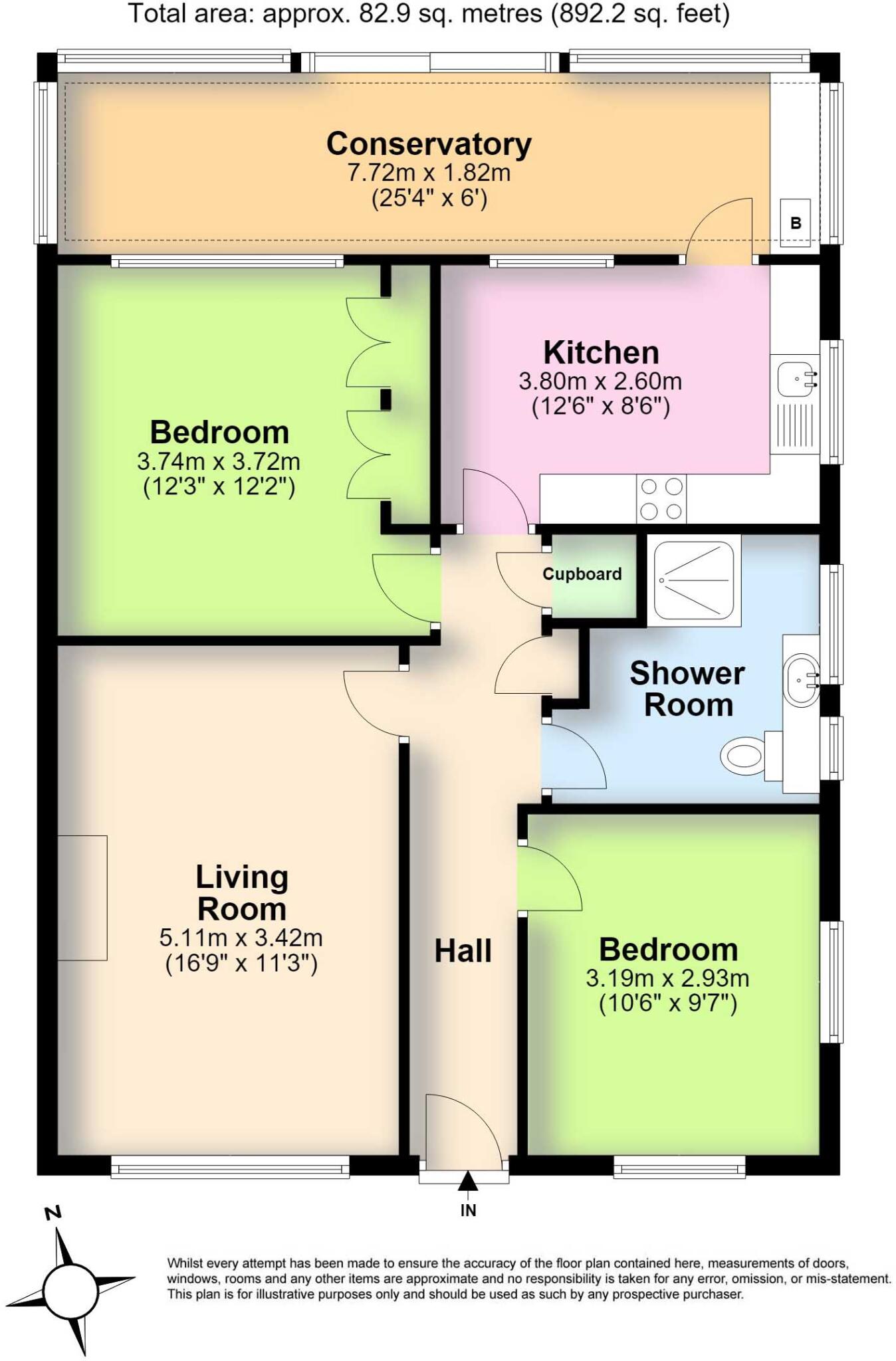 Finches Close, Lancing, West Sussex, BN15 floorplan