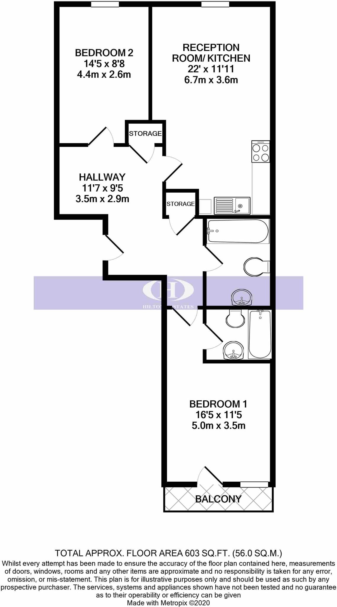 Salisbury Road, Southall floorplan