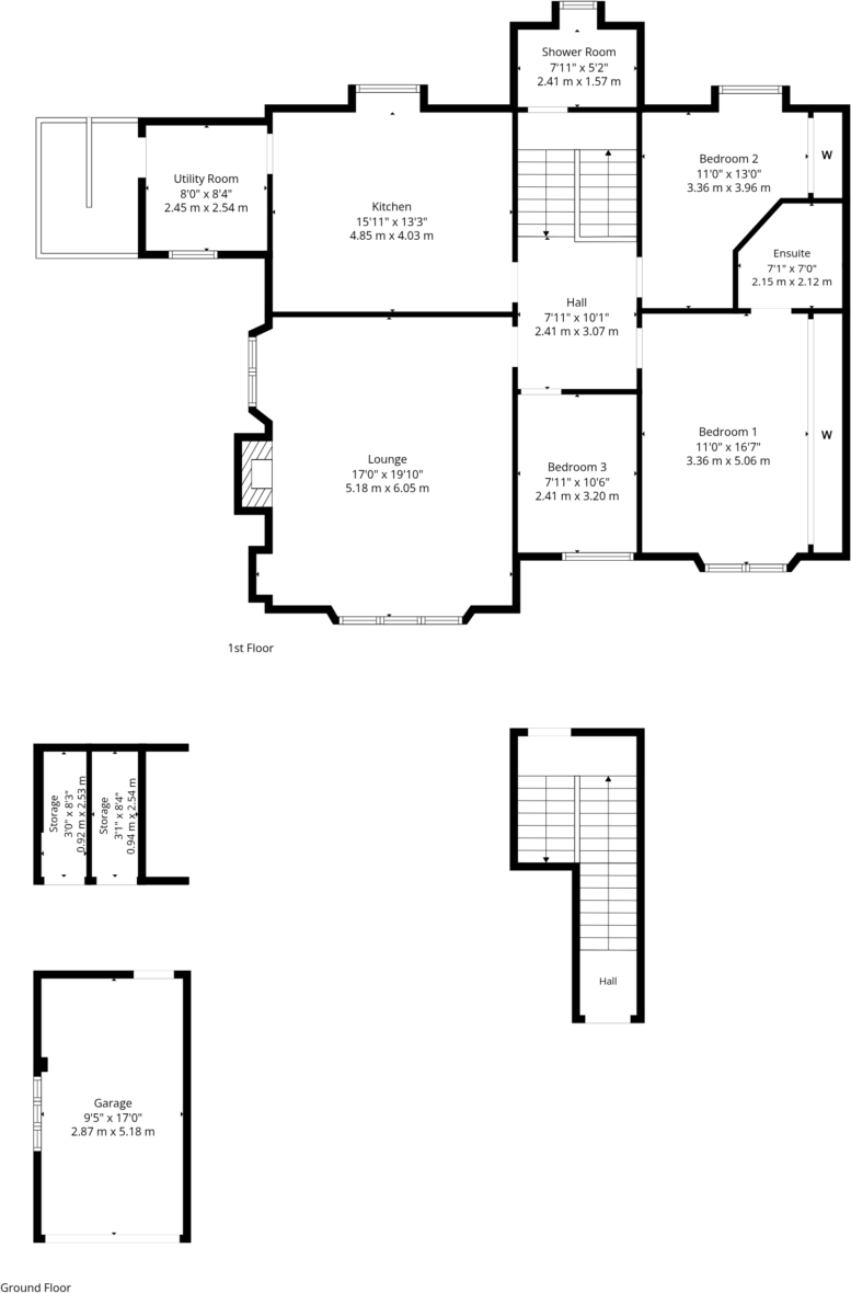 1/1, 312 Albert Drive, Pollokshields, G41 5RS floorplan