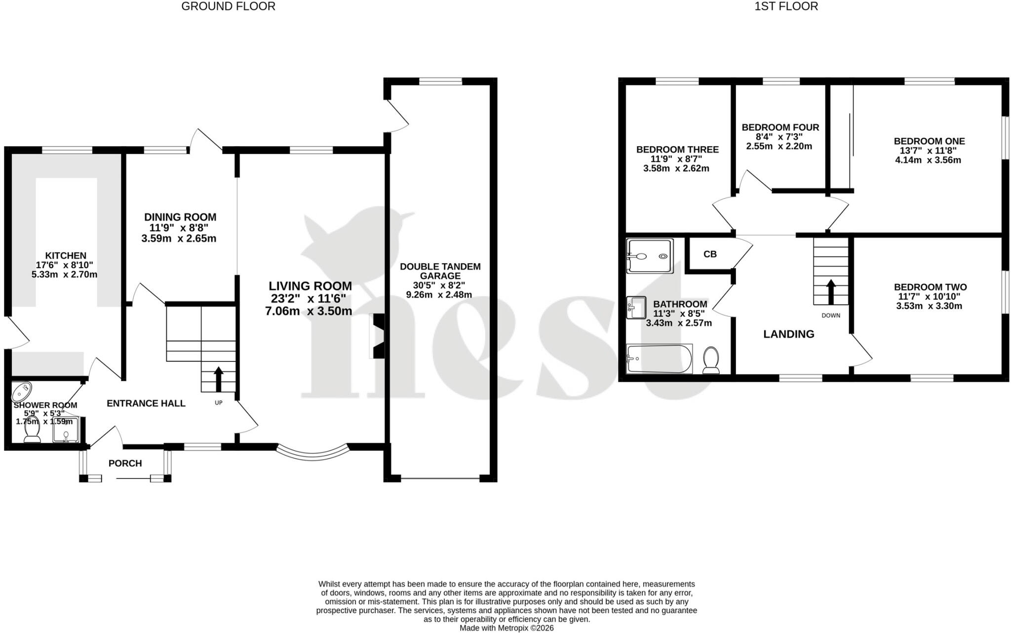 Allandale Road, Burnham On Sea, Somerset floorplan