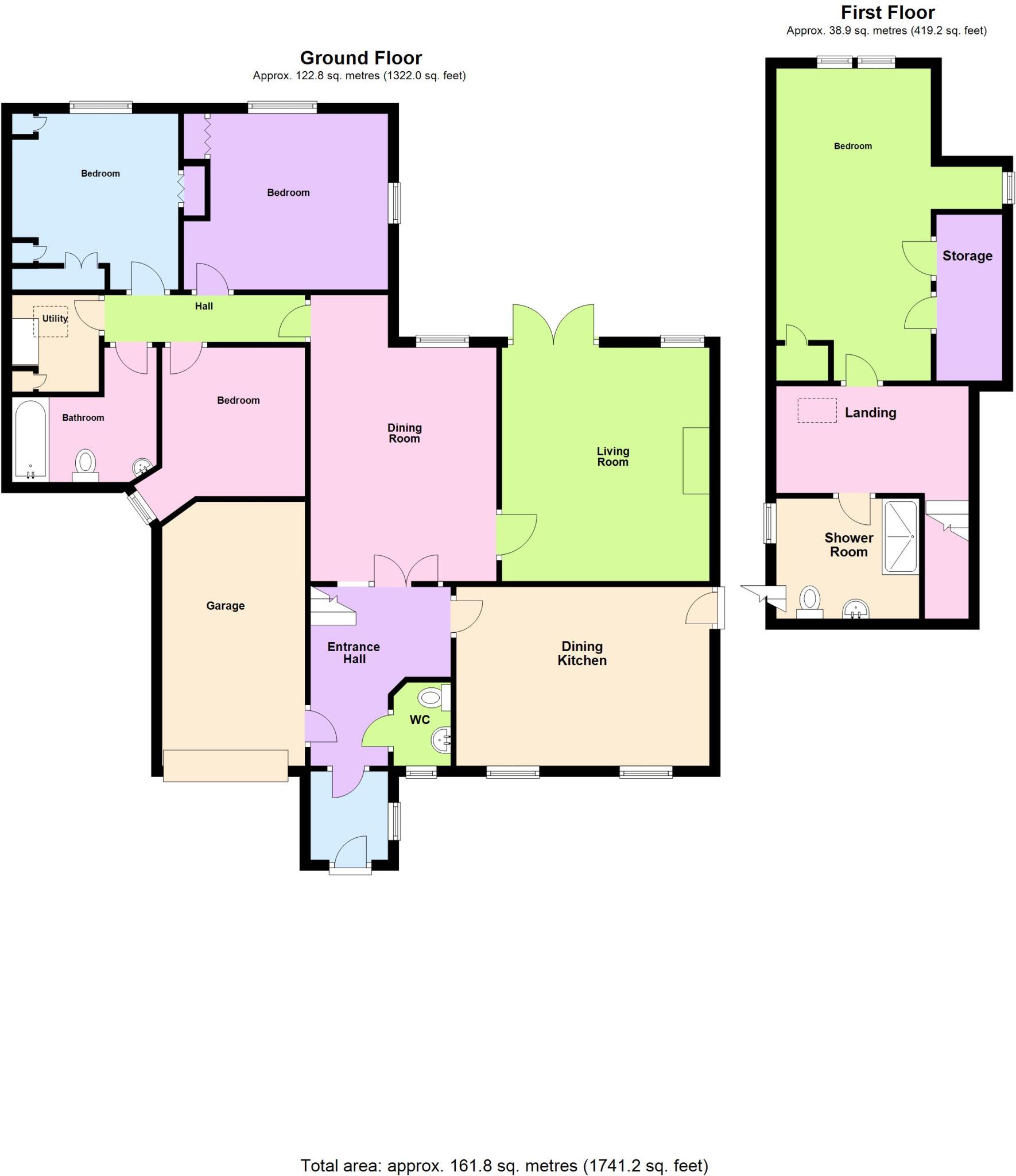 Denelands, Allendale, Northumberland, NE47 floorplan