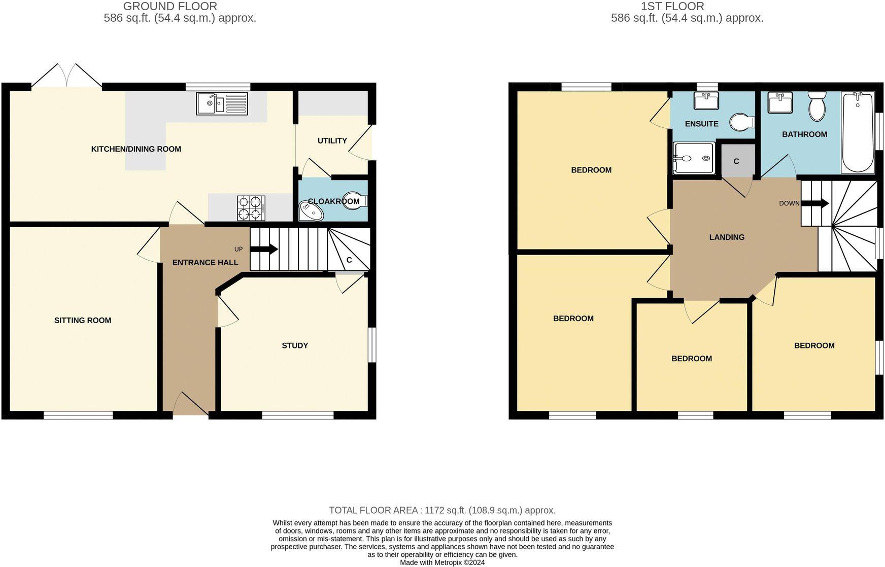 Kings Drive, Bridgwater, TA6 floorplan