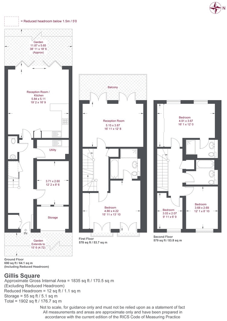 Gillis Square, Putney, SW15 floorplan