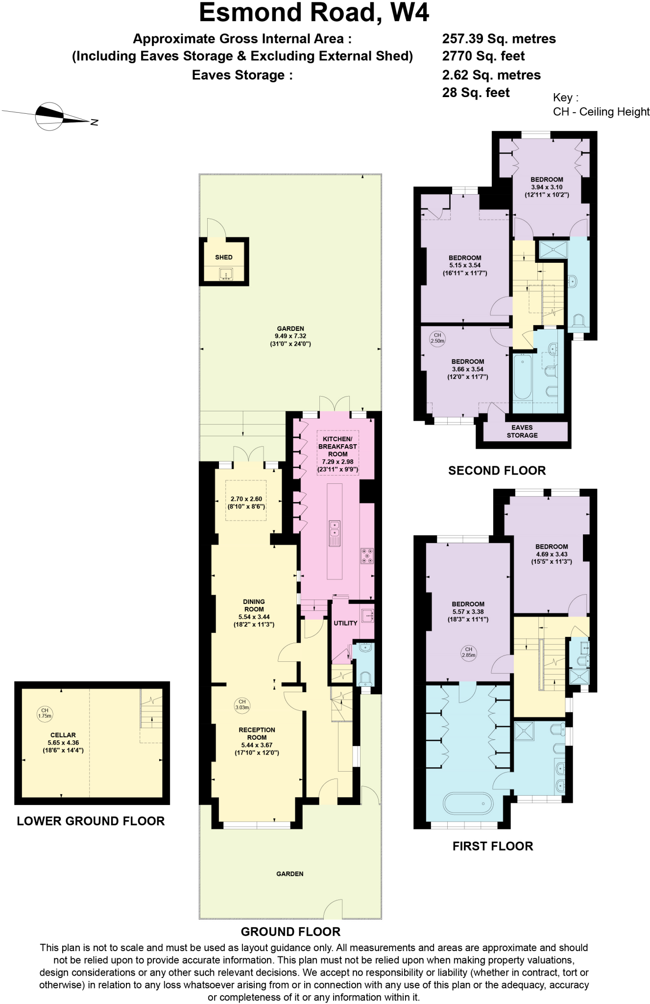 Esmond Road, London W4 floorplan